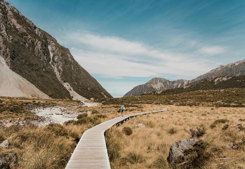 Lac Et Des Montagnes Nouvelle Zélande