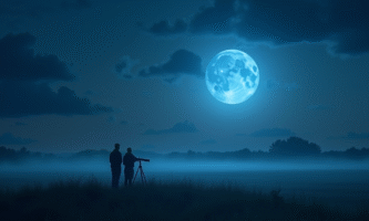 Lune Bleue : Où l’Observer ? Lieu, Date, Phénomène Magnifique !